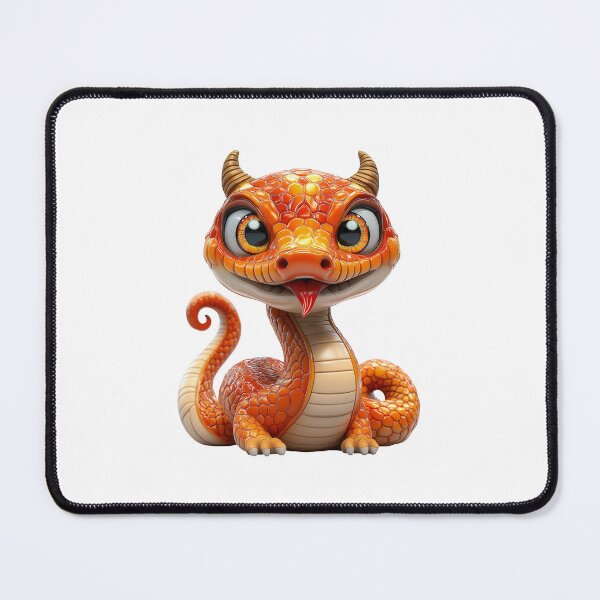 Item preview, Fiery Baby Dragon with Playful Expression designed and sold by Art of Ngu.