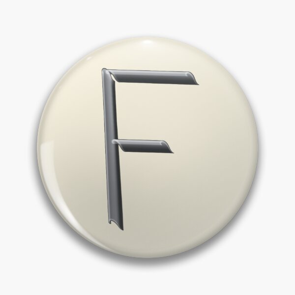 Item preview, 3D Metallic Letter F Typography Design designed and sold by Tem‑Tip of pen.