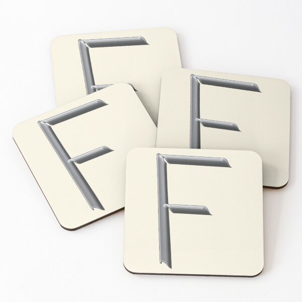 Item preview, 3D Metallic Letter F Typography Design designed and sold by Tem‑Tip of pen.
