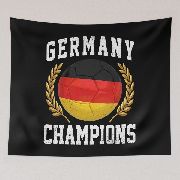 Item preview, SOCCER BALL FLAG CHAMPIONS - GERMANY - Fans and Teams for Men and Women T-shirt designed and sold by wallsandpatts.