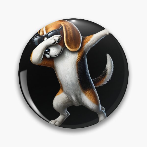 Item preview, Dabbing Beagle Dog Lover designed and sold by Kimberley King Art  King Art.