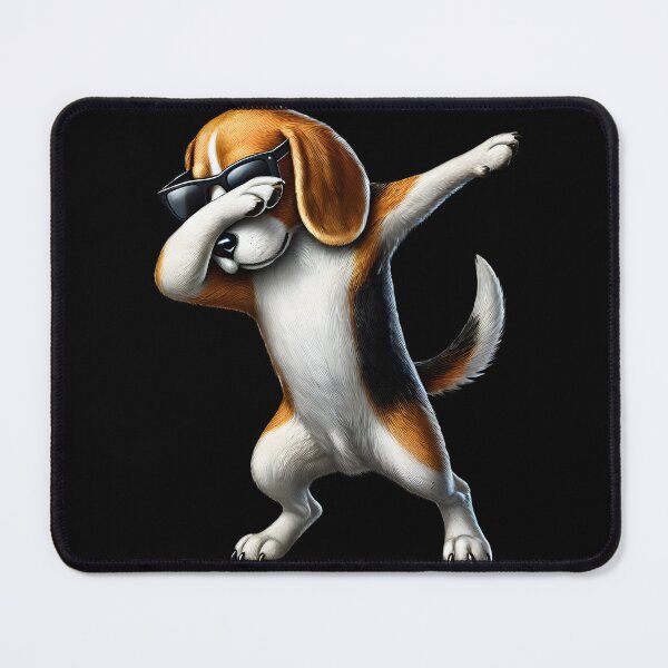 Item preview, Dabbing Beagle Dog Lover designed and sold by Kimberley King Art  King Art.