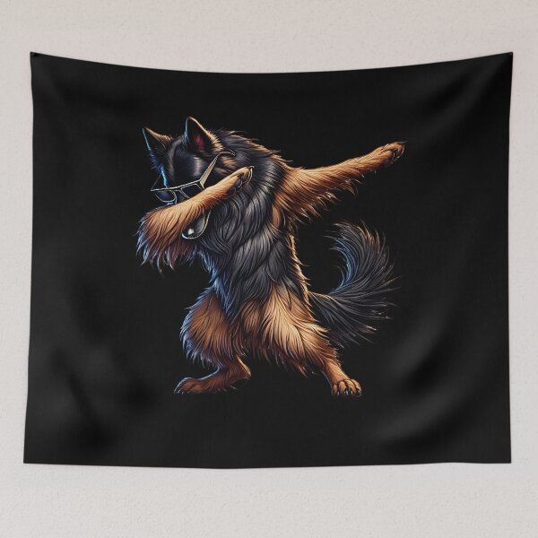 Item preview, Dabbing Belgian Shepherd Dog Lover designed and sold by Kimberley King Art  King Art.