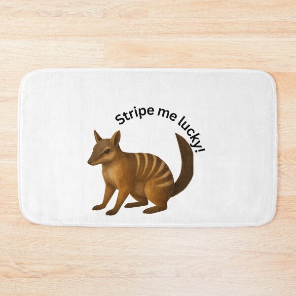 Item preview, Stripe Me Lucky – Funny Numbat Wildlife Art designed and sold by GeoWild Designs.