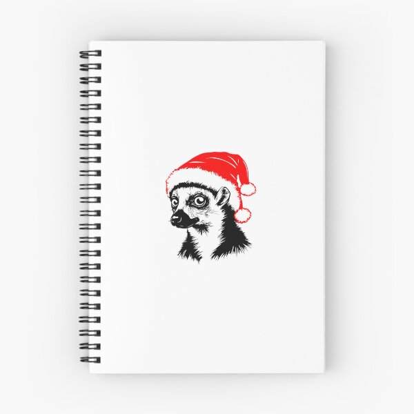Item preview, Ring-tailed Lemur in Christmas Hat designed and sold by JollyCritters.