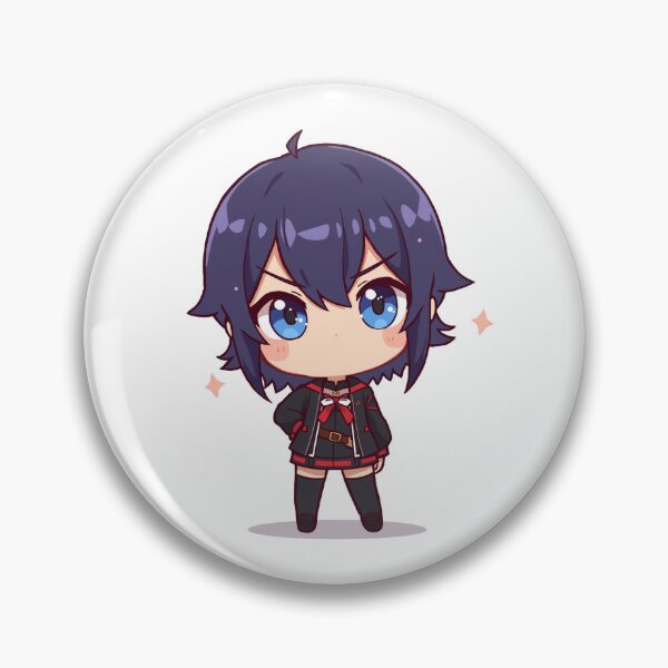 Item preview, Angry Chibi Anime Character designed and sold by MusesWhispers.