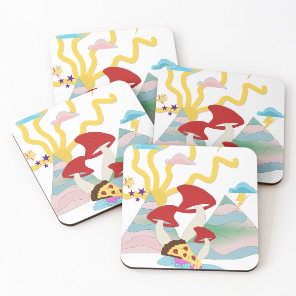 Item preview, Trippy Melted Dreams - Shrooms and Pizza designed and sold by Thunderfjord.