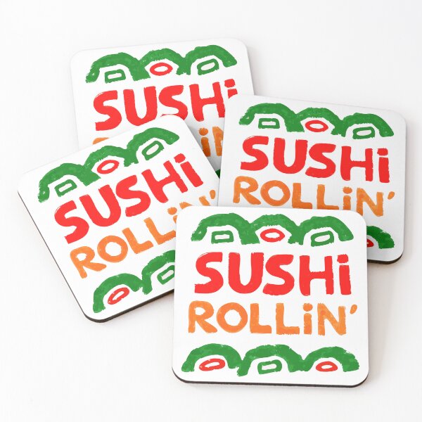 Item preview, Sushi Rollin’ Fun Sticker designed and sold by kacperartdesign.