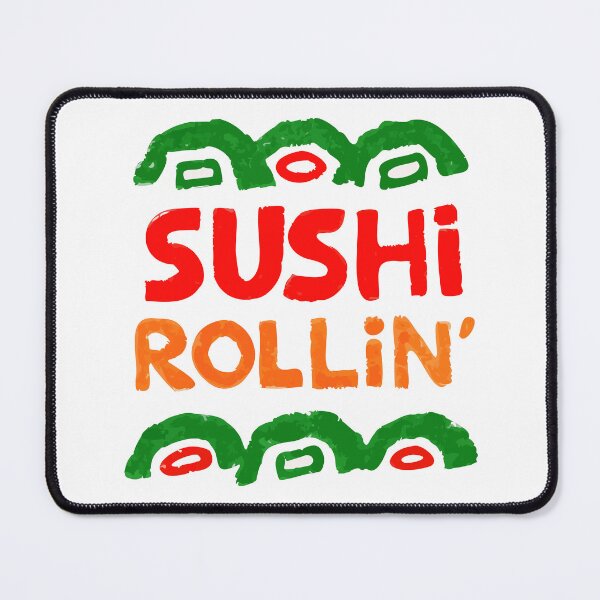 Item preview, Sushi Rollin’ Fun Sticker designed and sold by kacperartdesign.
