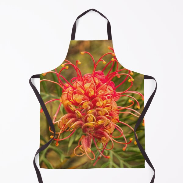 Item preview, red yellow grevillea designed and sold by Esther Frieda.