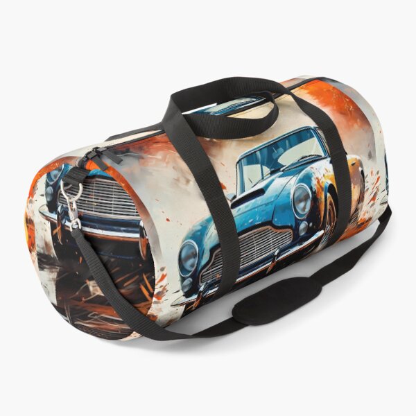 Item preview, Golden Autumn Leaves Swirl Around This Classic Vintage Car designed and sold by RevUpDesign.