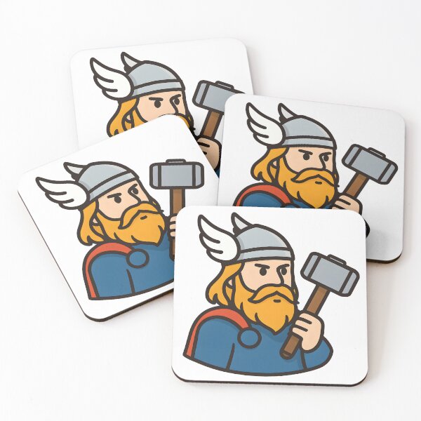 Item preview, Thor – Modern Stylized Logo | Norse God and Mjölnir designed and sold by BarracudApps.