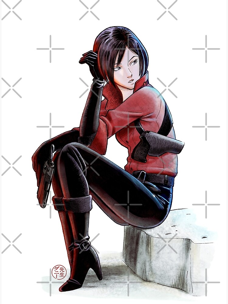 Resident evil - Ada Wong Tribute Postcard for Sale by senseidani