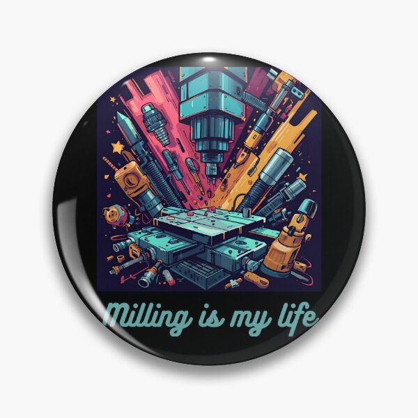 Item preview, CNC Milling Machine Graphic – “Milling is my life” designed and sold by DeviPL.