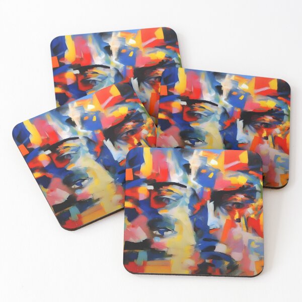 Item preview, Abstact Colorful Painting Male Faces designed and sold by Erlin Rudho.