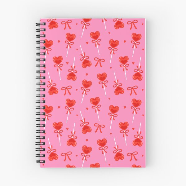 Item preview, pattern with heart-shaped lollipops designed and sold by burbura.
