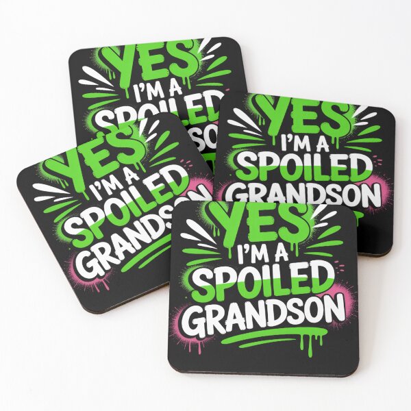 Item preview, Yes Im a Spoiled Grandson Funny Gifts for Grandson designed and sold by elikatti.