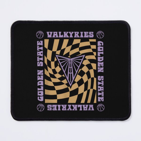 Item preview, Wnba Golden State Valkyries Wavy Checkerboard designed and sold by RobHirt.