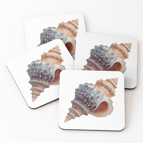 Item preview, Colorful Spiral Conch Seashell Illustration designed and sold by Art of Ngu.