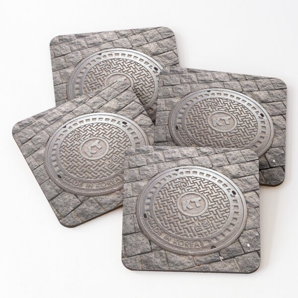 Item preview, Manhole Cover Brick Street Road Seoul Korea designed and sold by Kevin Miller Photography.