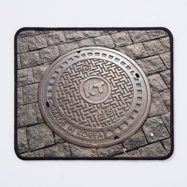 Item preview, Manhole Cover Brick Street Road Seoul Korea designed and sold by Kevin Miller Photography.