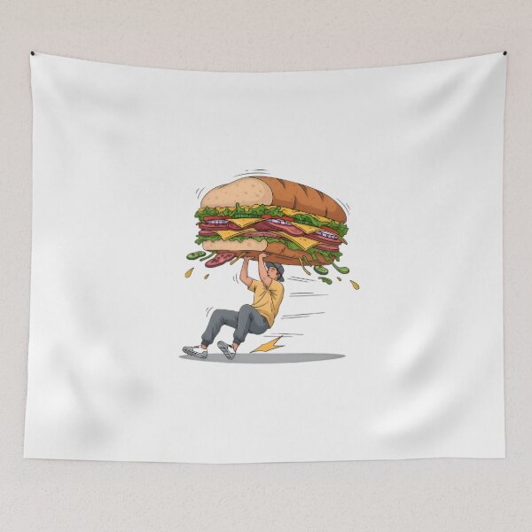 Item preview, Sandwich Guy DC Protests Graffiti Resist Resistance designed and sold by Day Dreamer.