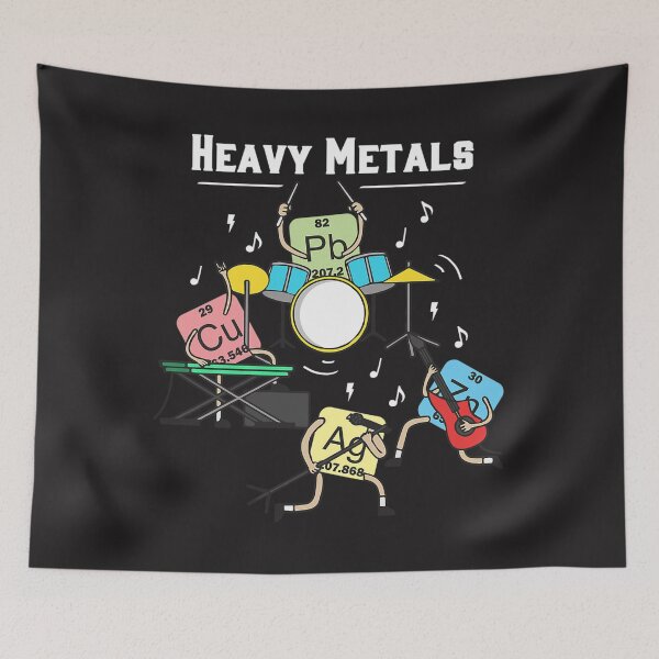 Item preview, Heavy Metals Rock Chemistry Physics Periodic Table Of Elements designed and sold by MalLueba.