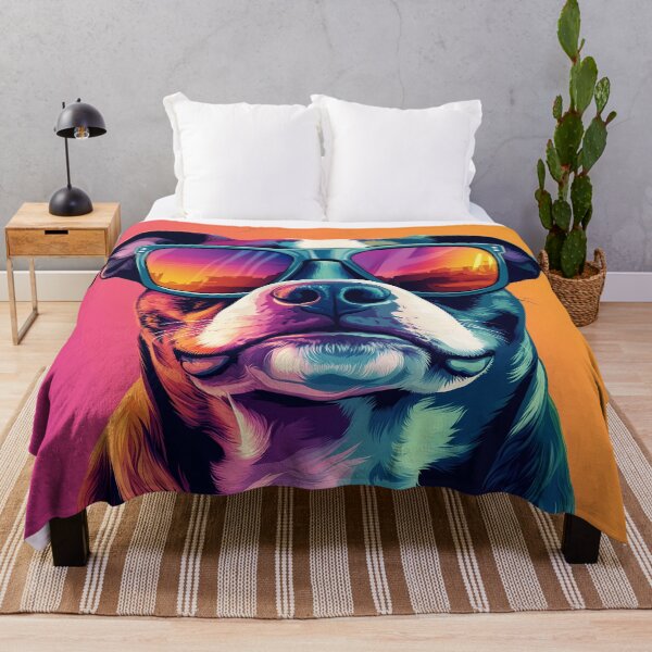 Item preview, Cool Stafford dog with sunglasses designed and sold by gut2000.