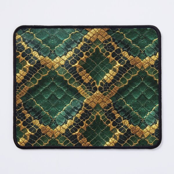 Item preview, Teal Gold Diamond Snake Skin Texture: snake shirt, dress, bag, phone case and home decor designed and sold by TheGaliyaStudio.