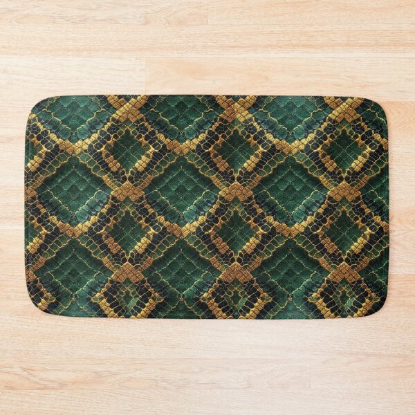 Item preview, Teal Gold Diamond Snake Skin Texture: snake shirt, dress, bag, phone case and home decor  designed and sold by TheGaliyaStudio.