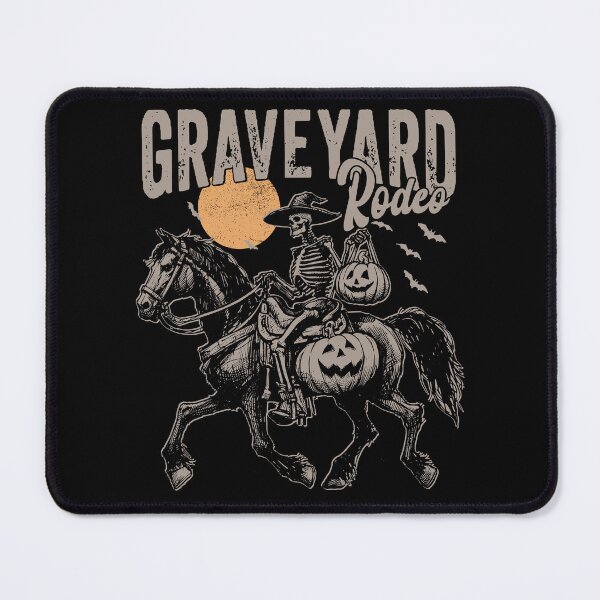 Item preview, Cowgirl Witch Halloween Western Pumpkin Graveyard Rodeo designed and sold by Jcat7.