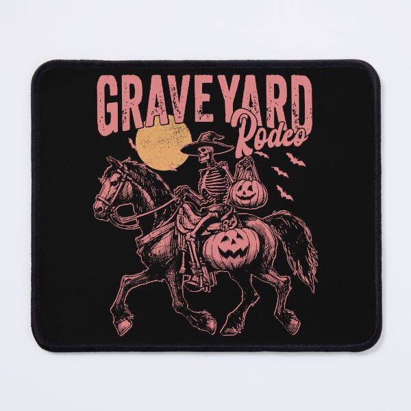 Item preview, Cowgirl Witch Halloween Western Pumpkin Graveyard Rodeo designed and sold by Jcat7.