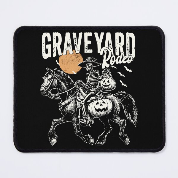 Item preview, Cowgirl Witch Halloween Western Pumpkin Graveyard Rodeo designed and sold by Jcat7.