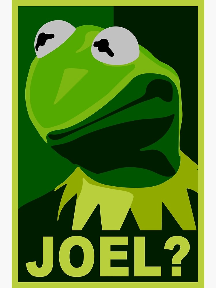 "Vinesauce Joel Kermit Propaganda" Poster for Sale by mariovv Redbubble