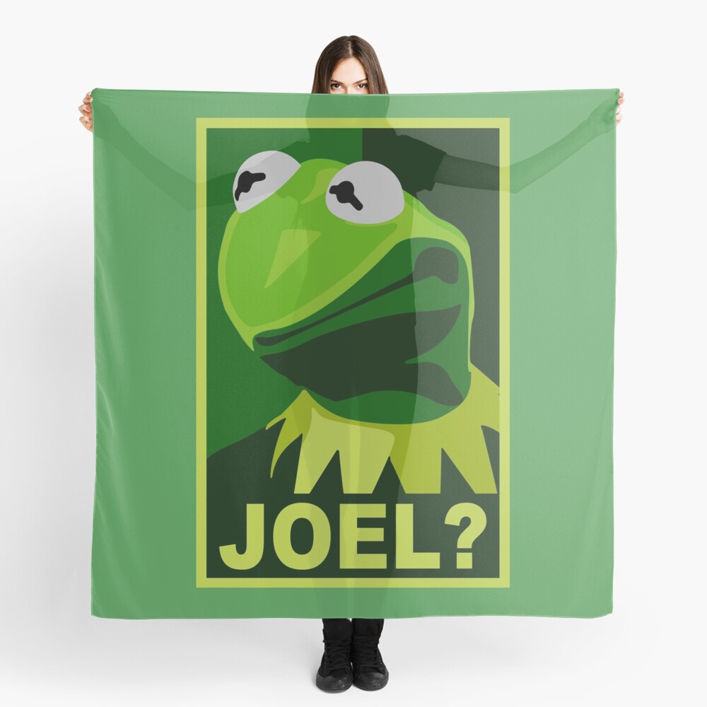 "Vinesauce Joel Kermit Propaganda" Scarf by mariovv Redbubble
