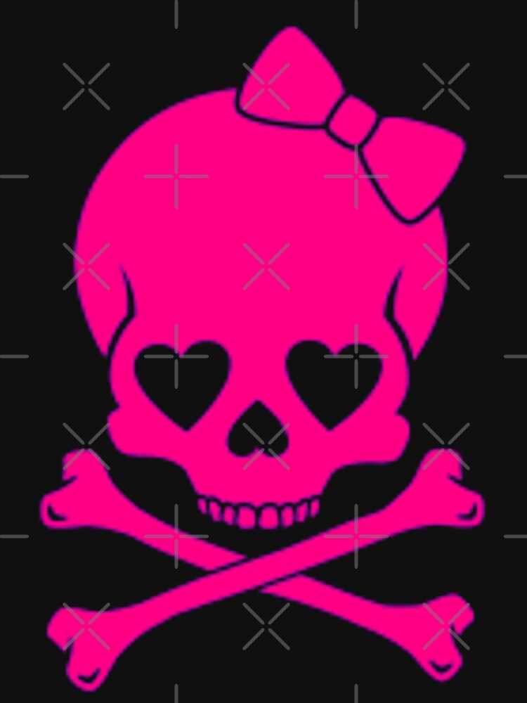 “Pink Skull” Zipped Hoodie by Ange26 | Redbubble
