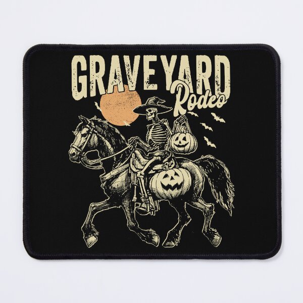 Item preview, Cowgirl Witch Halloween Western Pumpkin Graveyard Rodeo designed and sold by Jcat7.