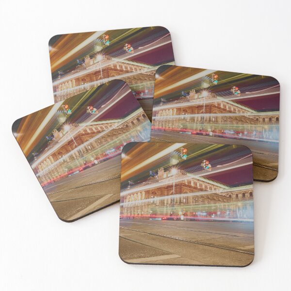 Item preview, Vienna State Opera at Night with Light Trails designed and sold by RastislavS.