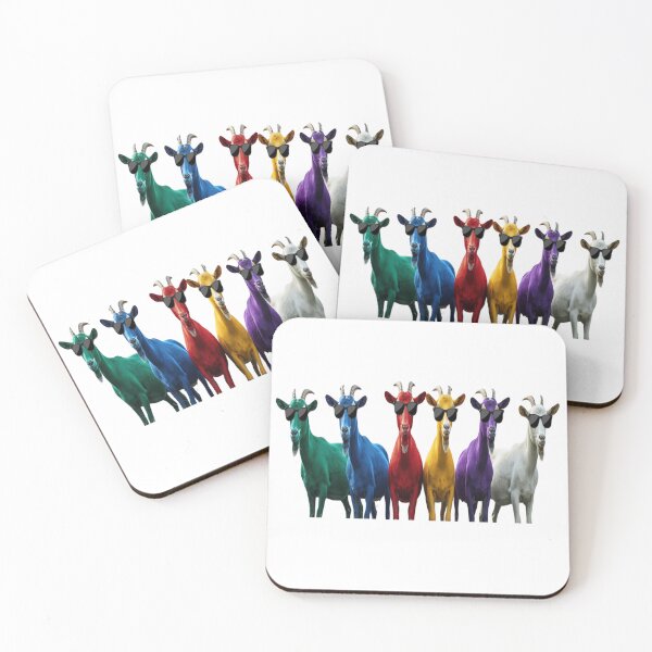 Item preview, Cool Colorful Goats designed and sold by SpazticGoat.