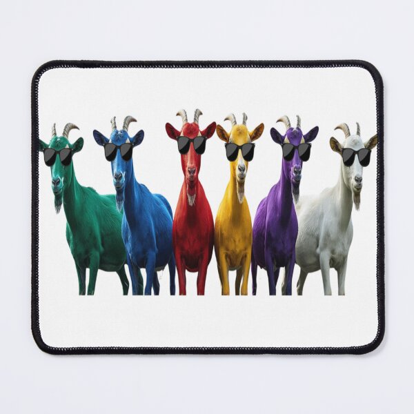 Item preview, Cool Colorful Goats designed and sold by SpazticGoat.