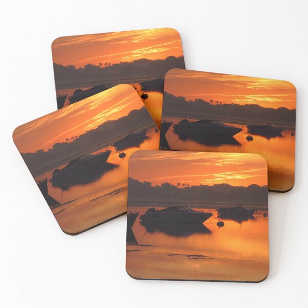 Item preview, Three Silhouetted Boats designed and sold by wiggyofipswich.