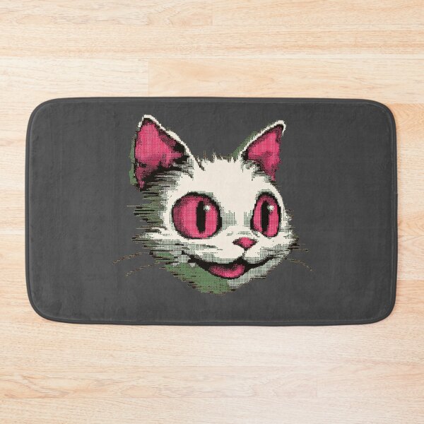 Item preview, Minimal Pixel Cat Face Icon designed and sold by Bambooartist.