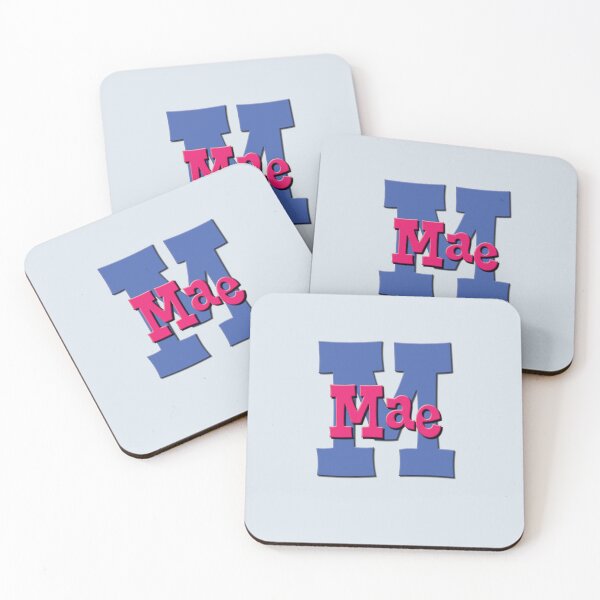 Item preview, M is for Mae, Girl’s and Woman's Name and Initial  designed and sold by CharlottePlaceArt.