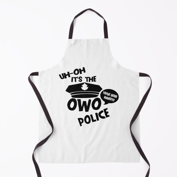 Item preview, It's the owo police black  designed and sold by EveBarry.