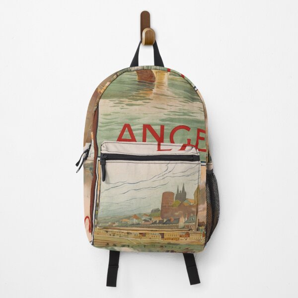 Item preview, Vintage Anjou Travel Poster | Angers Saumur Art | Chemin de Fer d'Orléans Railway | Classic French Countryside Print designed and sold by artofuniverse.