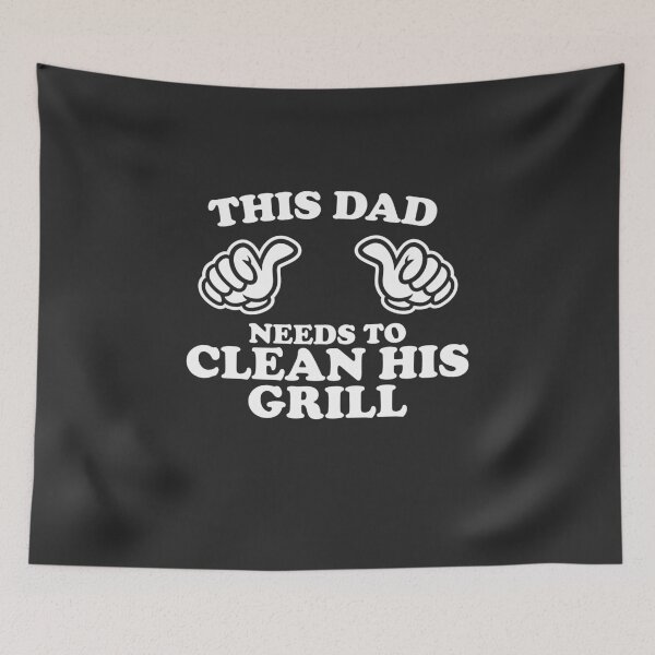 Item preview, This Dad Needs To Clean His Grill designed and sold by shitpostee.