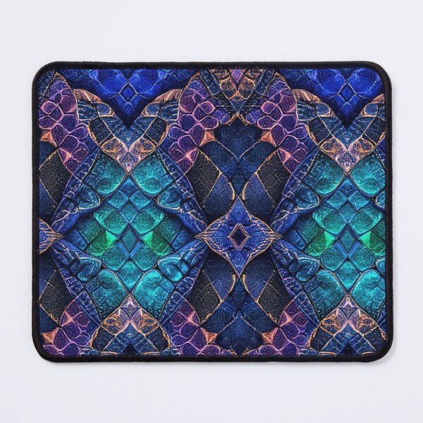 Item preview, Mystic Blue Purple Dragon Skin Pattern: snake shirt, dress, bag, phone case and home decor designed and sold by TheGaliyaStudio.