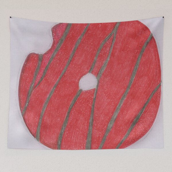 Item preview, Red donut designed and sold by Artbysarah23.