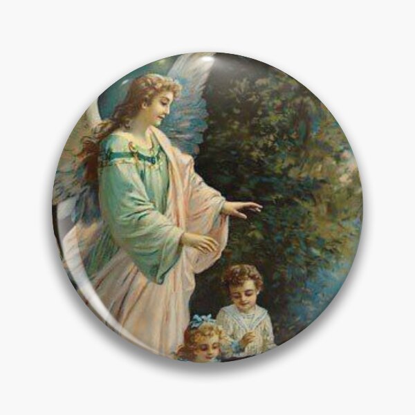 Item preview, Guardian Angel watching over Kids Nursery Gift designed and sold by tanabe.
