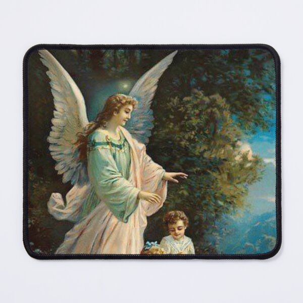 Item preview, Guardian Angel watching over Kids Nursery Gift designed and sold by tanabe.